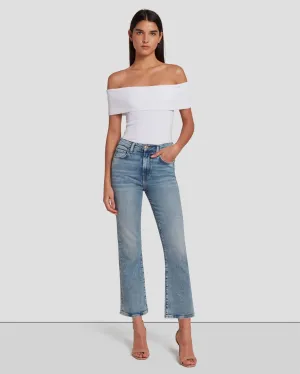 Luxe Vintage High Waist Slim Kick in Self Made