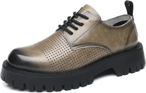 Luxury Breathable Men's Oxfords Men's Dress Shoes Comfort Walking Shoes for Male Classic Modern Formal Leather Shoes Casual Loafers