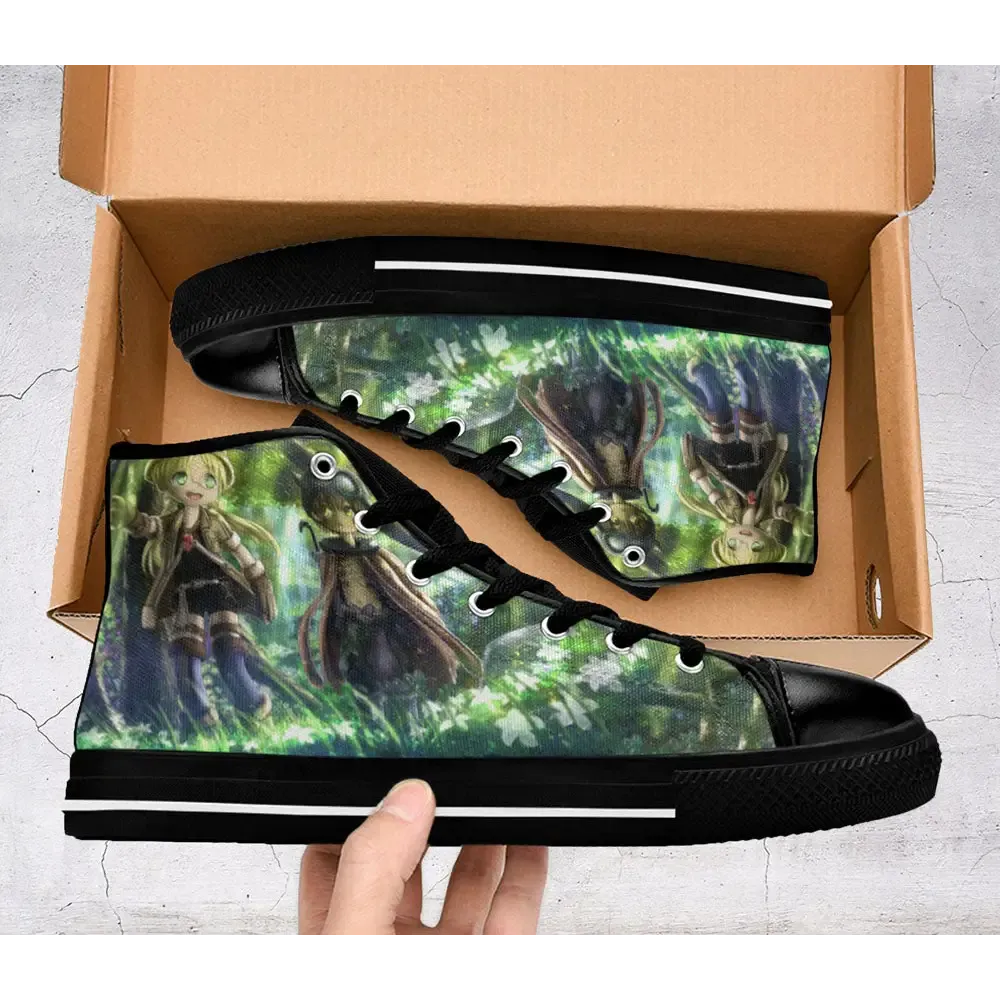 Made In Abyss Shoes High Top Sneakers for Kids and Adults