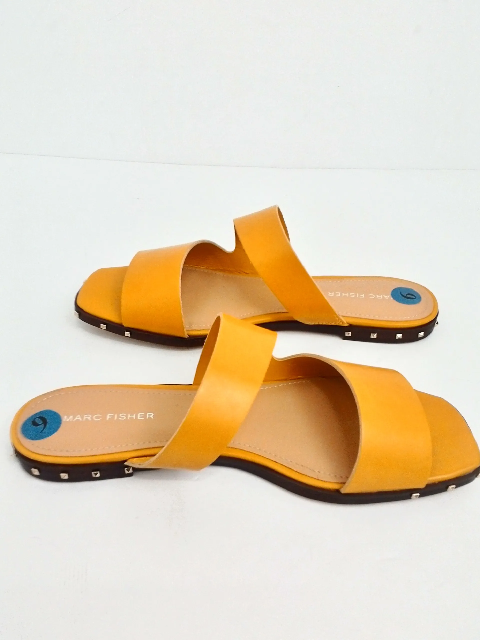 Marc Fisher Women's Jaylin Yellow Sandals Size 9 M