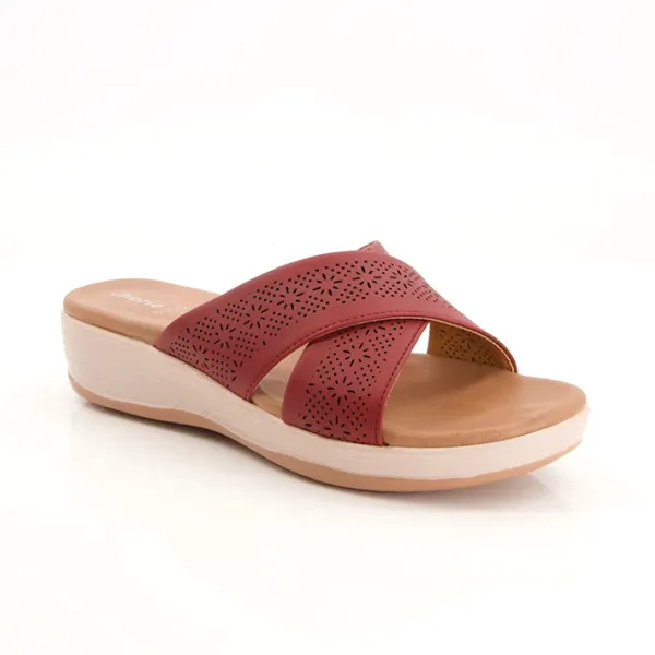 Maroon Simple & Elegant Slippers for women