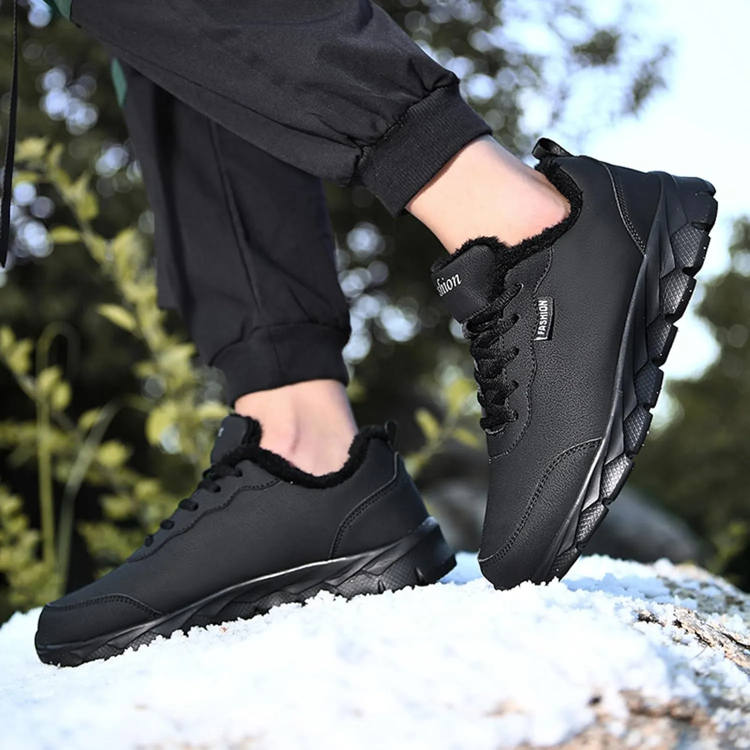 Men Casual Shoes Sport Fashionable New Pattern Simple Solid Color Warm and Comfortable Shoes in Canvas Mens Casual