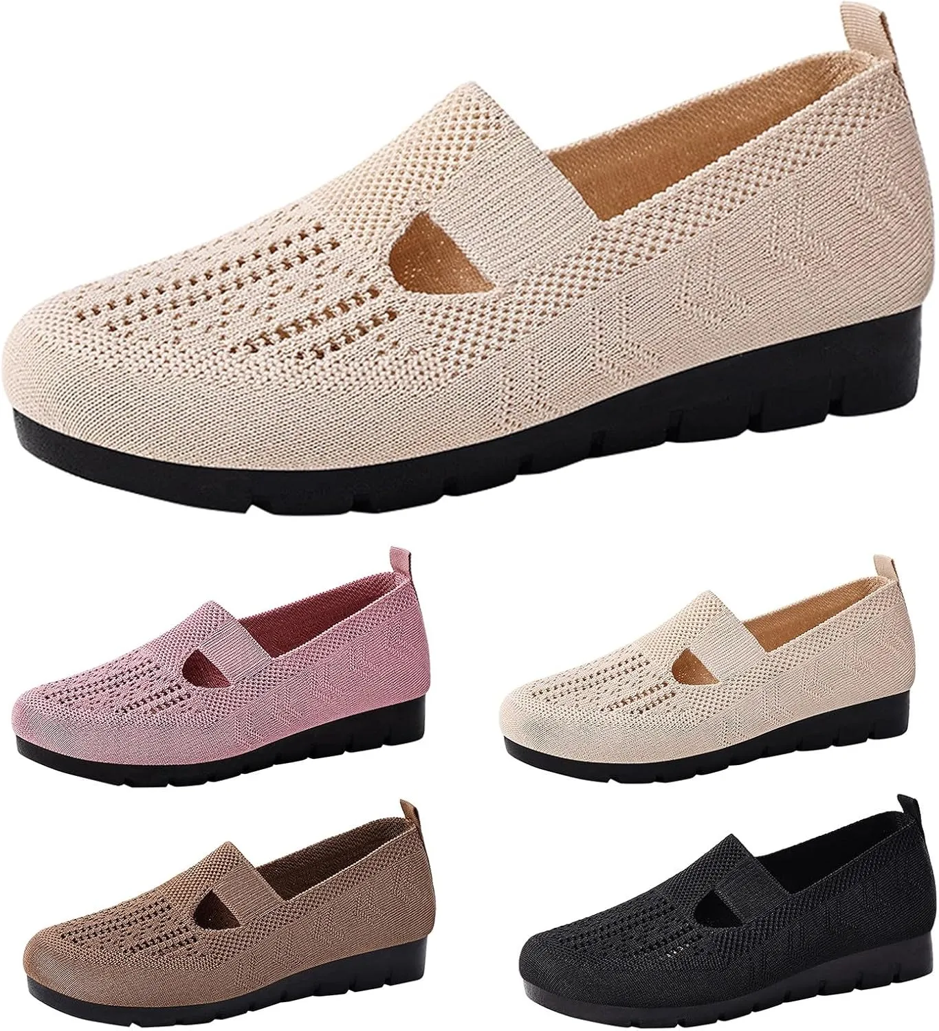 Men L𝐨w Top Canvas Walking Shoes Lace-Up Fashion Breathable Sneakers Wide Width Casual Sport Shoes Slip On Platform Sneakers
