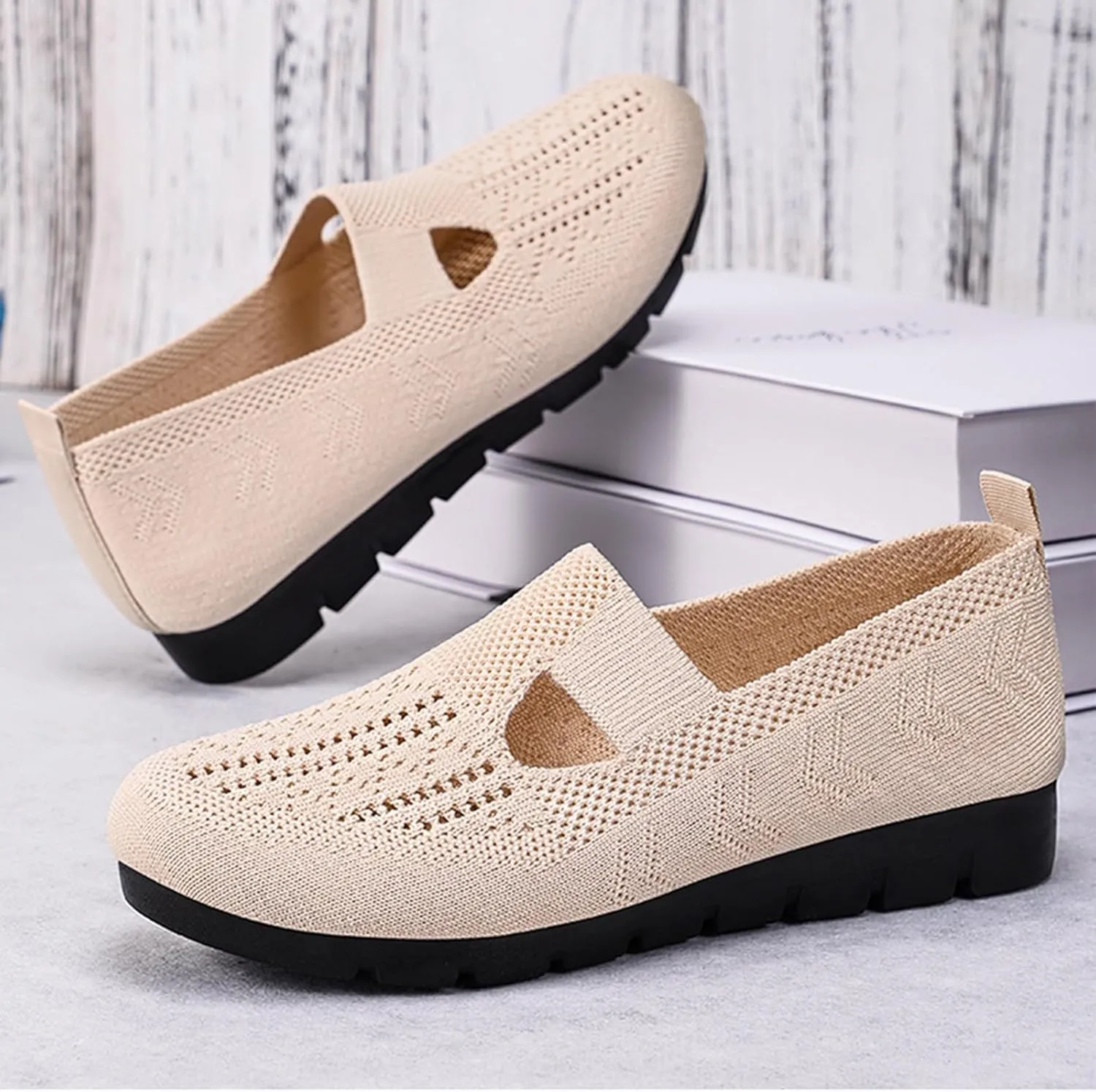 Men L𝐨w Top Canvas Walking Shoes Lace-Up Fashion Breathable Sneakers Wide Width Casual Sport Shoes Slip On Platform Sneakers