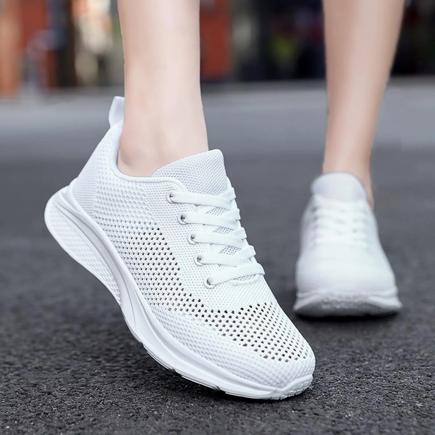Men Mesh Sneaker Orthopedic Casual Sneaker with Arch Support Wide Width Running Shoes Comfortable Breathable Lightweight Walking Shoes
