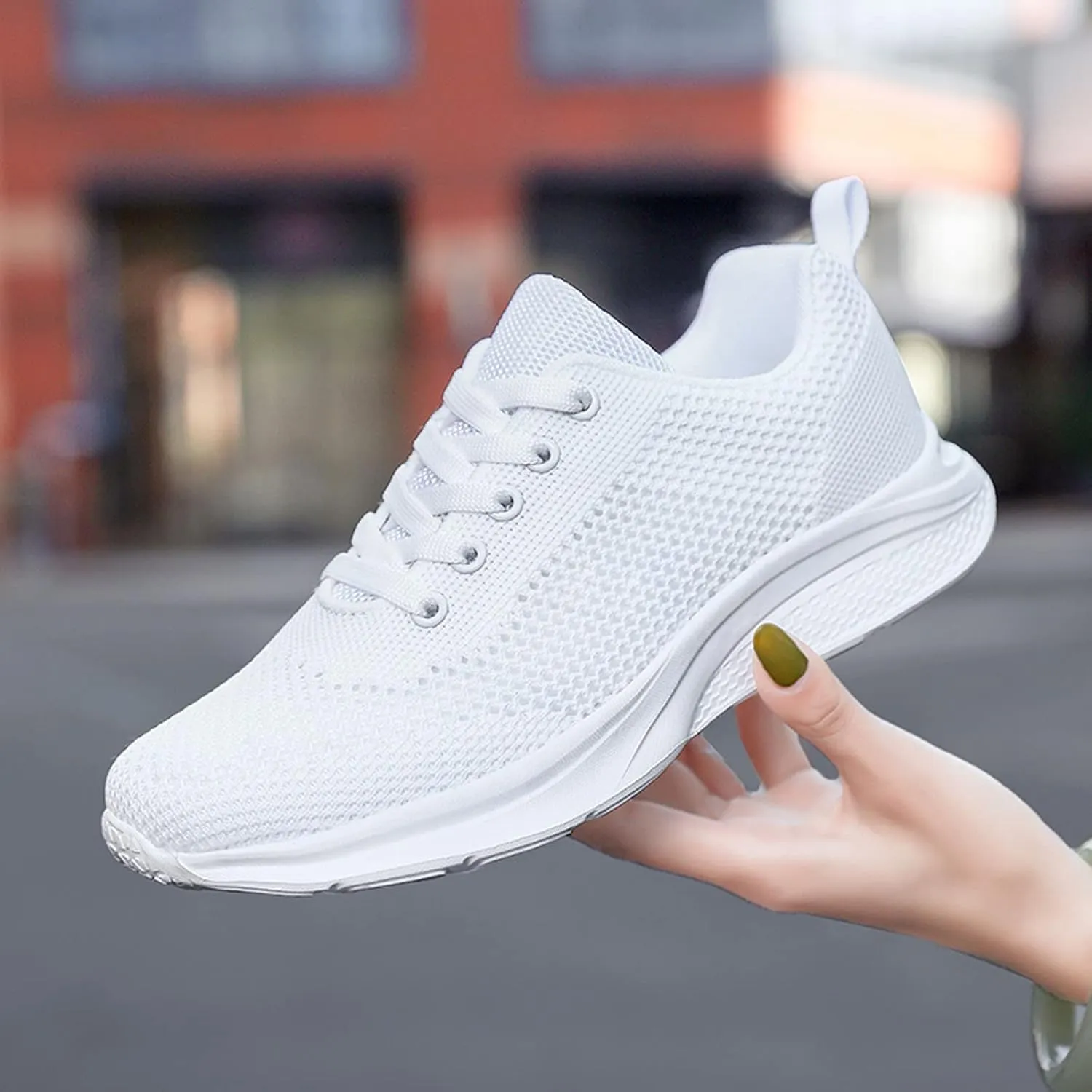 Men Mesh Sneaker Orthopedic Casual Sneaker with Arch Support Wide Width Running Shoes Comfortable Breathable Lightweight Walking Shoes