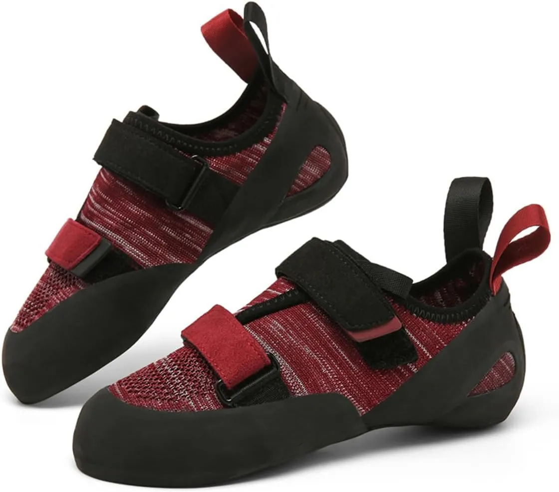 Men Women Rock Climbing Sneakers Beginners Kids Indoor Wall Climbing Shoes Non Slip Bouldering Athletic Shoes