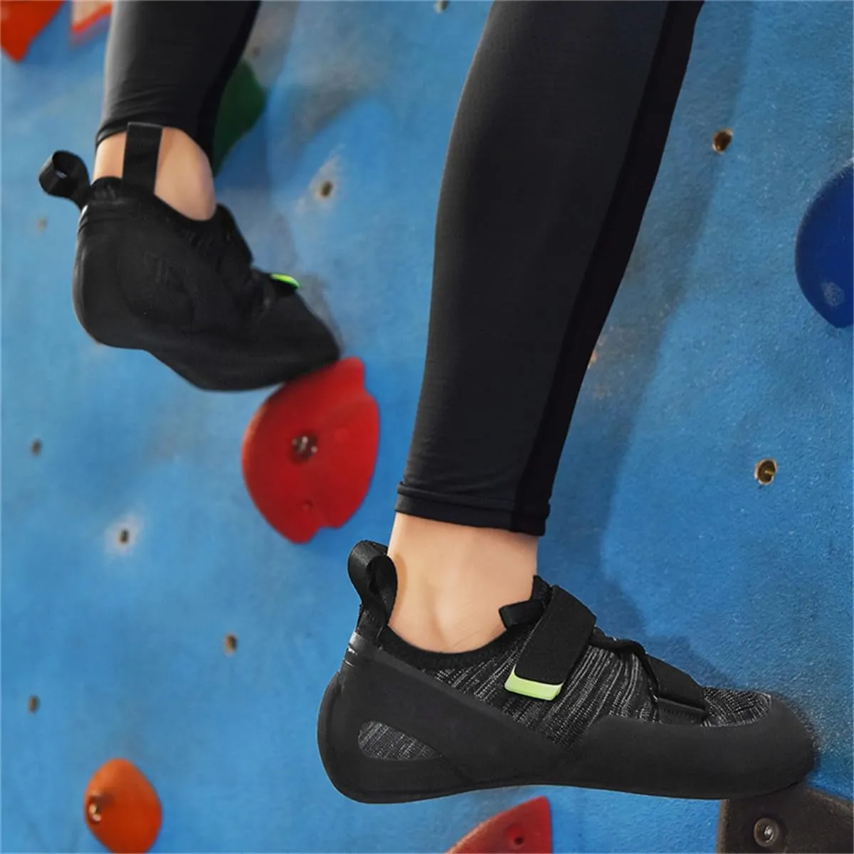 Men Women Rock Climbing Sneakers Beginners Kids Indoor Wall Climbing Shoes Non Slip Bouldering Athletic Shoes