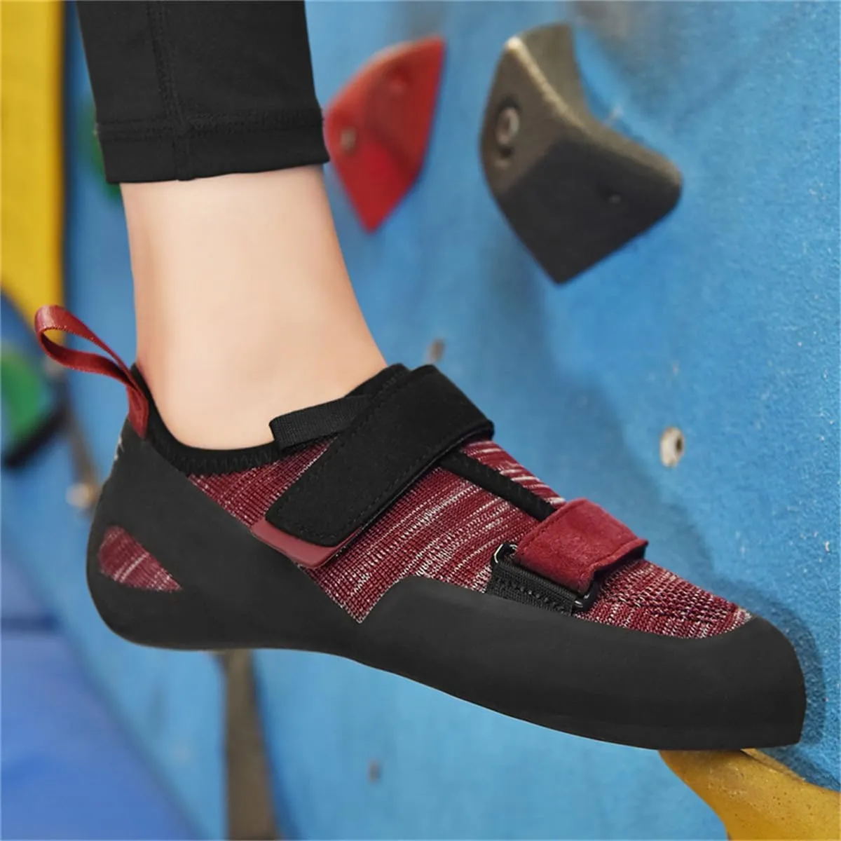 Men Women Rock Climbing Sneakers Beginners Kids Indoor Wall Climbing Shoes Non Slip Bouldering Athletic Shoes