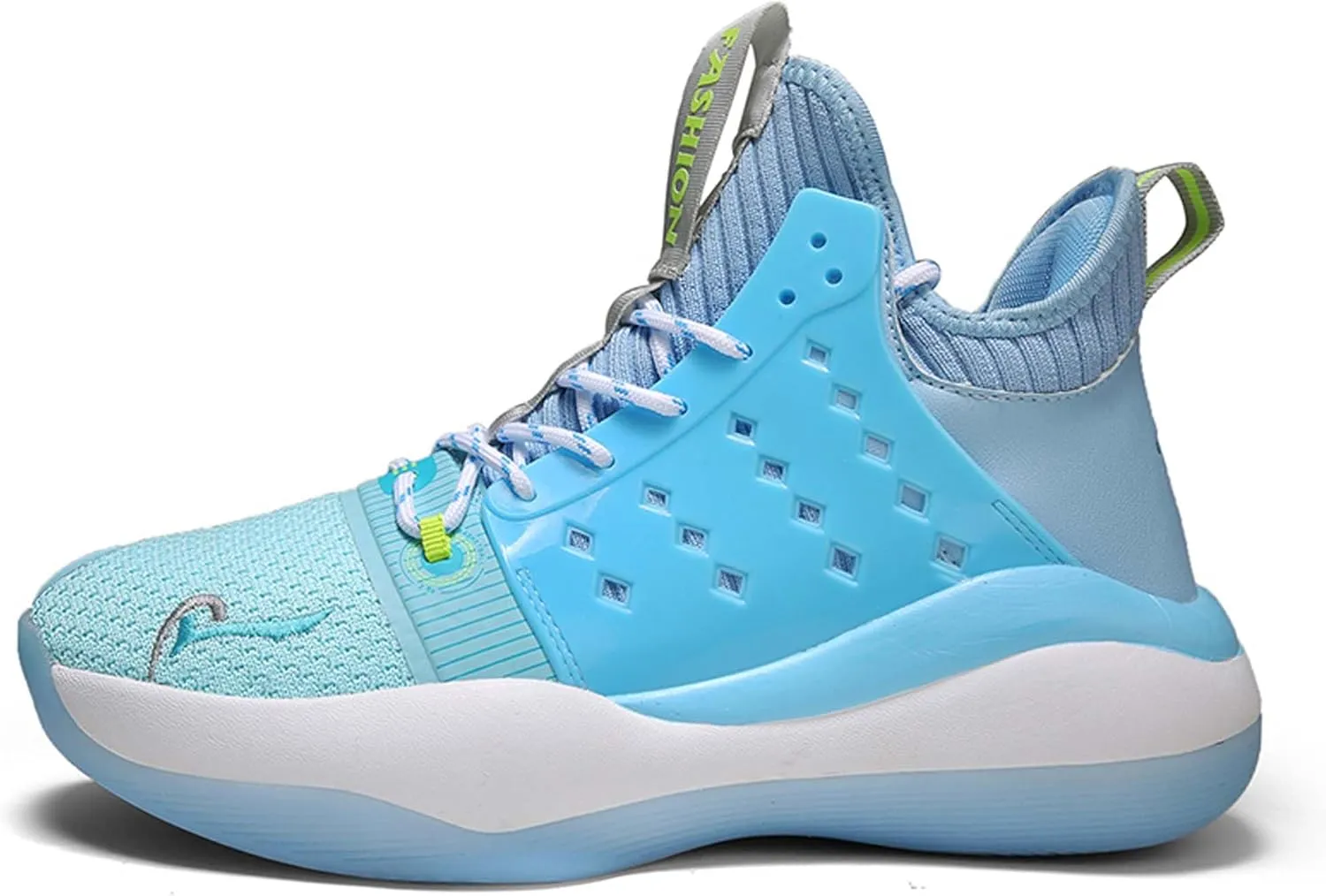 Men's Basketball Shoes High Top Running Shoes for Men Lightweight Breathable Mesh Walking Athletic Sneaker Indoor or Outdoor Basketball Sneakers for Men, Street or Court
