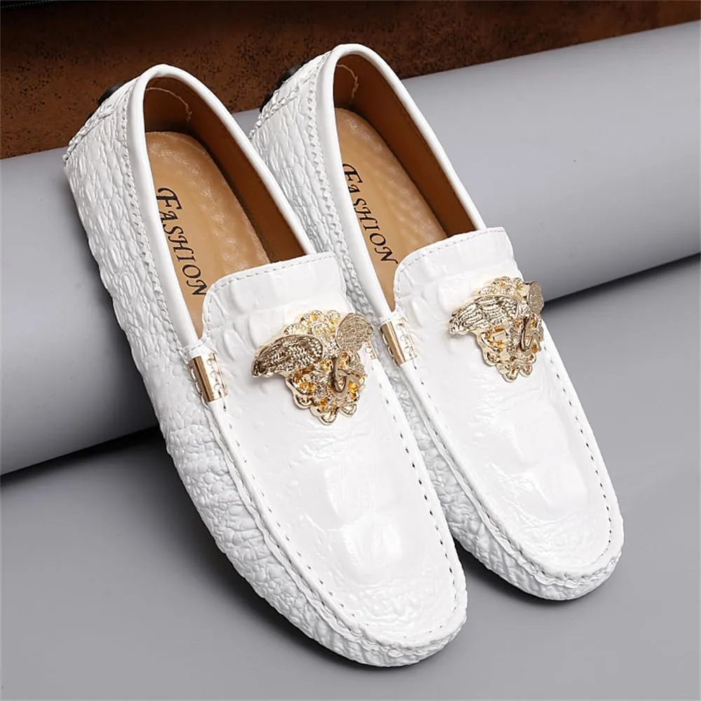 Men's Business Casual Shoes Fashion Slip-On Loafers Leather Formal Wear Casual Walking Driving Shoes for Men