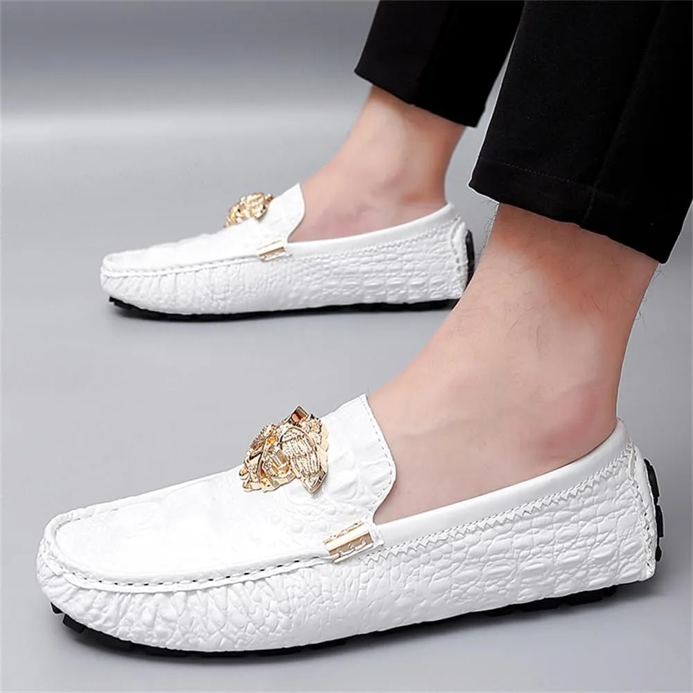 Men's Business Casual Shoes Fashion Slip-On Loafers Leather Formal Wear Casual Walking Driving Shoes for Men