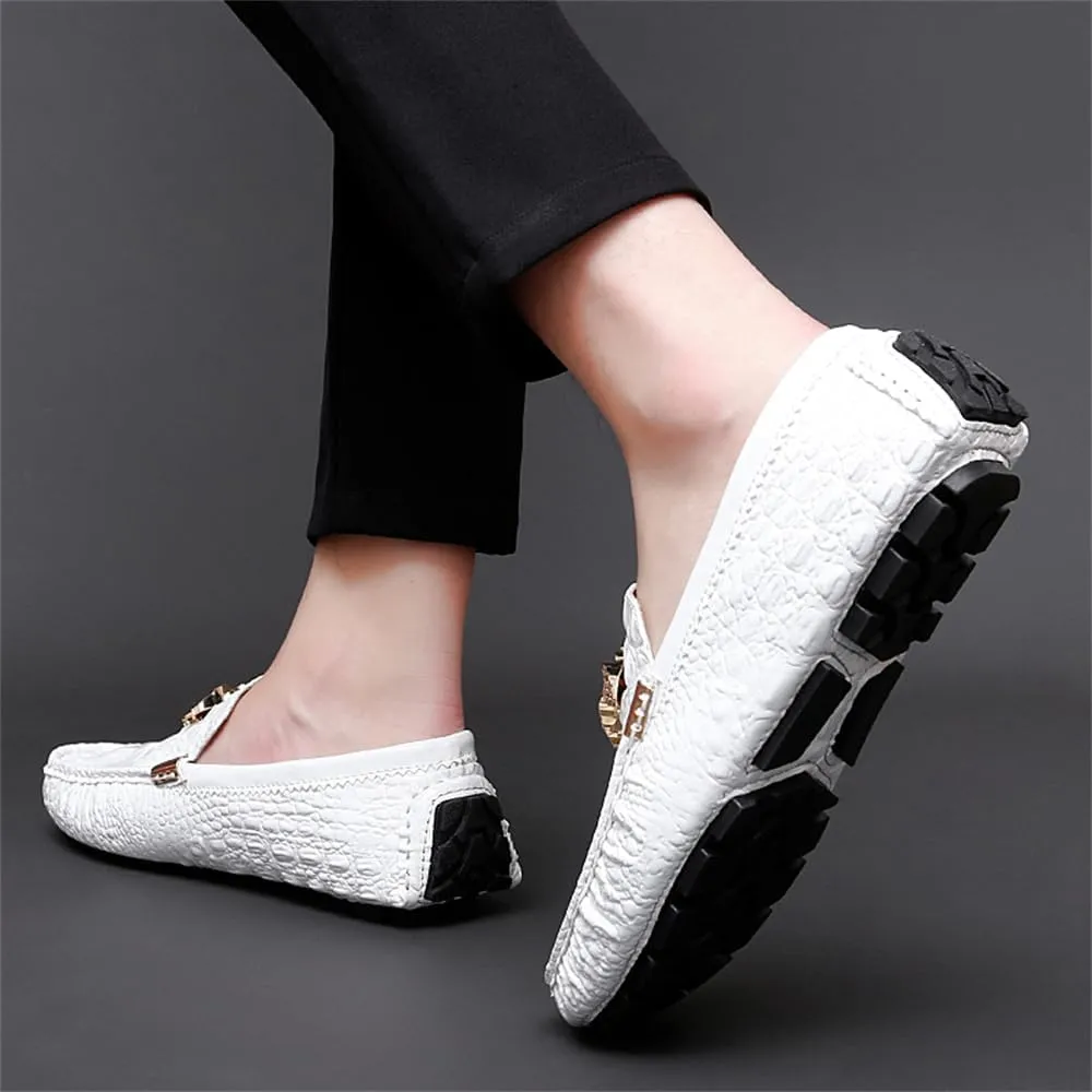 Men's Business Casual Shoes Fashion Slip-On Loafers Leather Formal Wear Casual Walking Driving Shoes for Men