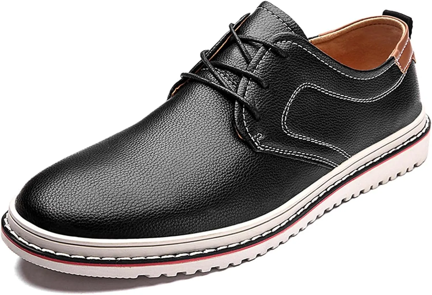 Mens Business Casual Shoes Lace up Leather Dress Oxfords Office Comfort Loafers