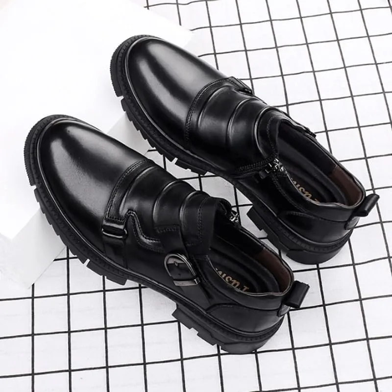 Men's Casual Genuine Leather Lace Up Flats Hand-Sewed Walking Driving Loafers Shoes Formal Leather Shoes for Weddings Business Office Prom