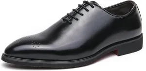 Mens Classic Oxfords Comfortable Dress Shoes Formal Business Stylish Brogues Derby Lace Up Shoes for Men