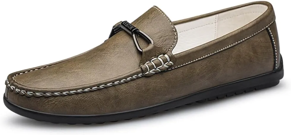 Men's Classic Penny Loafers Moccasin Walking Driving Shoes Slip on Business Casual Shoes