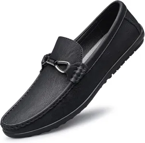 Men's Classic Penny Loafers Moccasin Walking Driving Shoes Slip on Business Casual Shoes