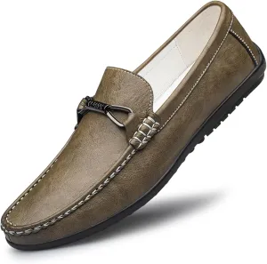 Men's Classic Penny Loafers Moccasin Walking Driving Shoes Slip on Business Casual Shoes