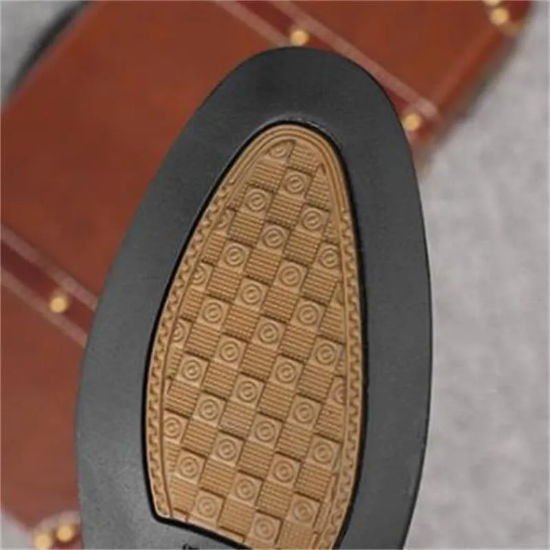 Men's Dress Loafers Business Formal Leather Shoes Moc Toe Casual Stylish Slip On Wedding Shoe for Men Breathable Dress ShoesWalking Shoes