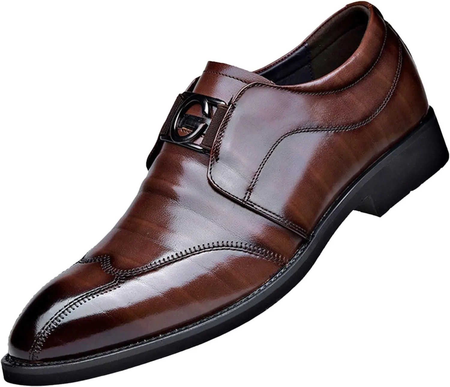 Mens Dress Shoes Black Oxfords British Style Business Shoe Lace Up Leather Shoes Pointed Toe Formal Leather Shoes Wedding Shoes