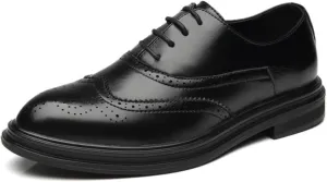 Men's Dress Shoes Faux Patent Leather Oxford Dress Shoes Comfort Walking Shoes for Male Classic Modern Formal Leather Shoes Casual Loafers