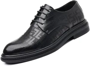 Mens Dress Shoes Leather Business Casual Shoes for Men Office Working Comfort Derby