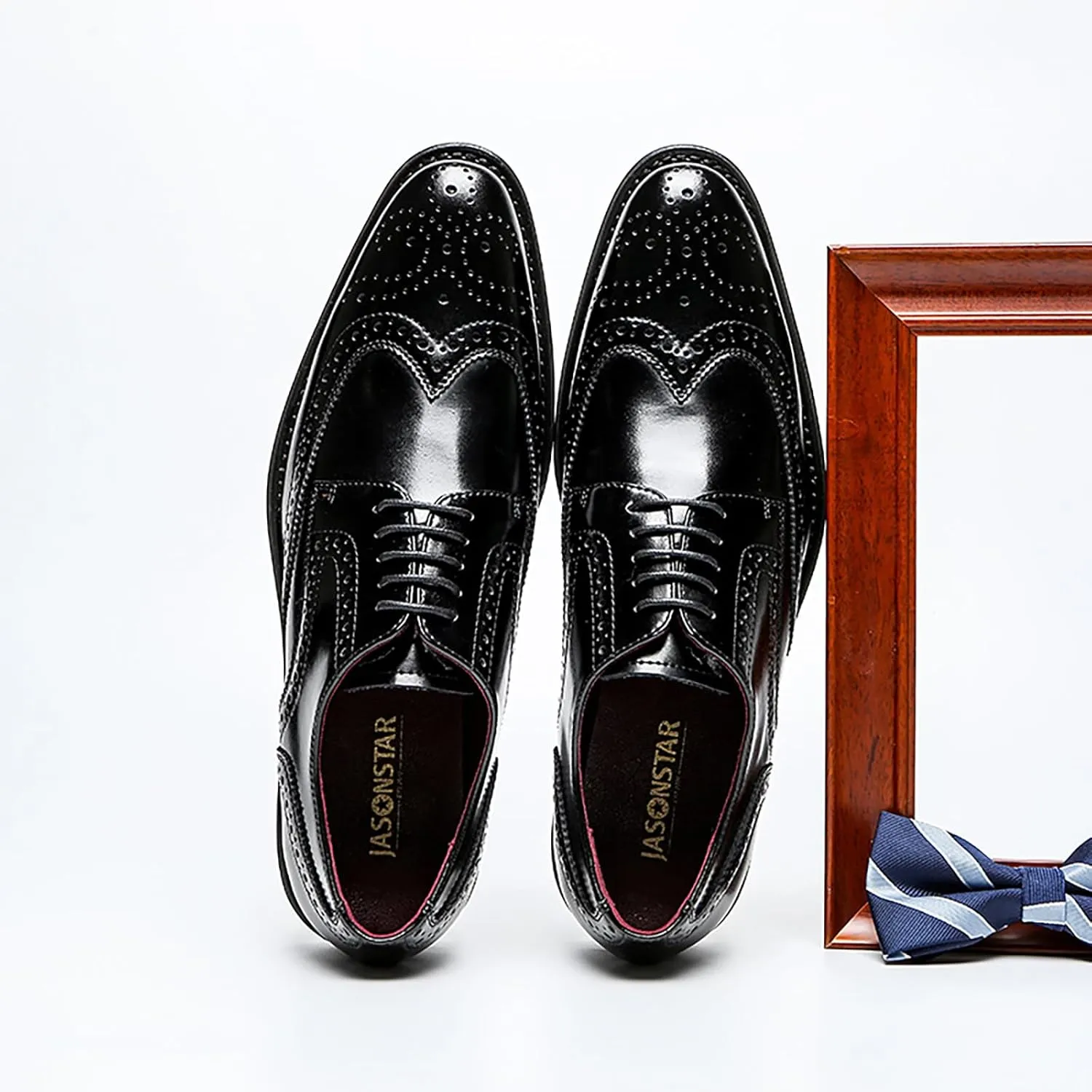 Mens Dress Shoes Oxfords Casual Retro Classic Comfortable Formal Derby Business Dress Shoes for Men