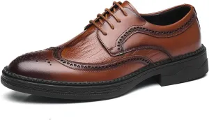 Mens Dress Shoes Oxfords Casual Retro Classic Comfortable Formal Derby Business Shoes for Men Classic Modern Formal Leather Shoes Casual Loafers