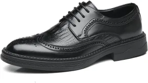 Mens Dress Shoes Oxfords Casual Retro Classic Comfortable Formal Derby Business Shoes for Men Classic Modern Formal Leather Shoes Casual Loafers