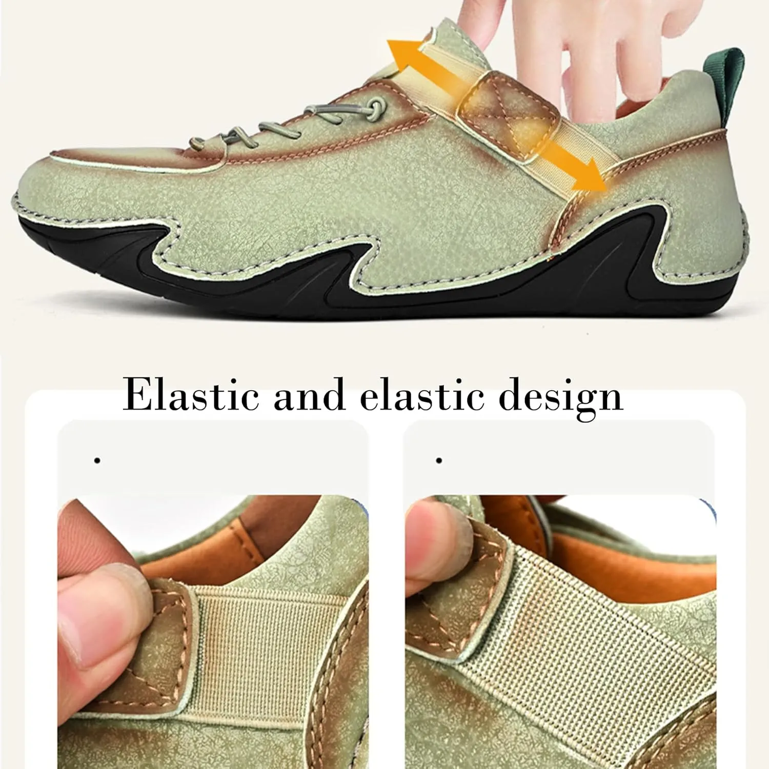 Men's Dress Shoes Oxfords Slip on Classic Fashion Modern Formal Leather Shoes Casual Non Slip Business Work Office Driving Loafers Shoes
