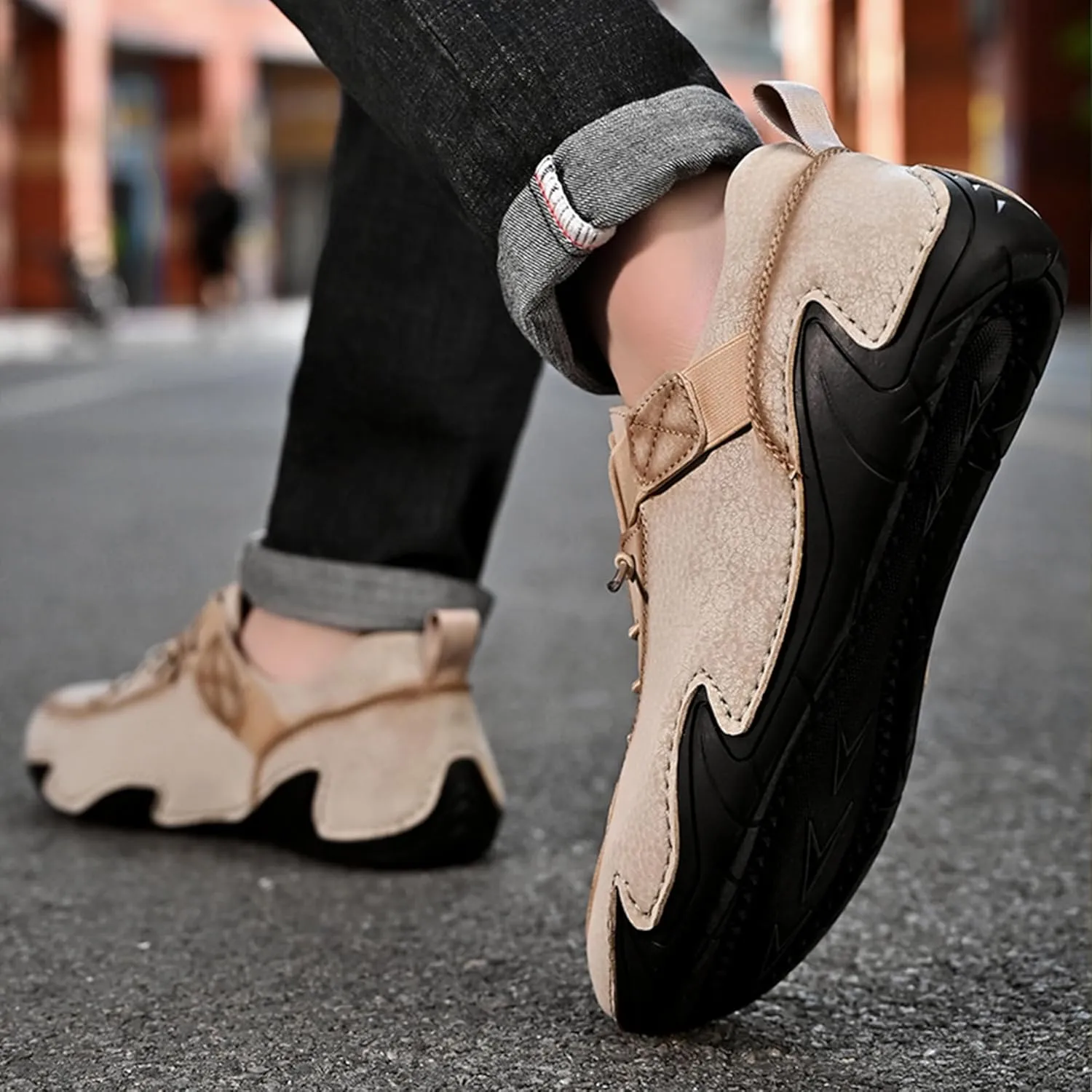 Men's Dress Shoes Oxfords Slip on Classic Fashion Modern Formal Leather Shoes Casual Non Slip Business Work Office Driving Loafers Shoes