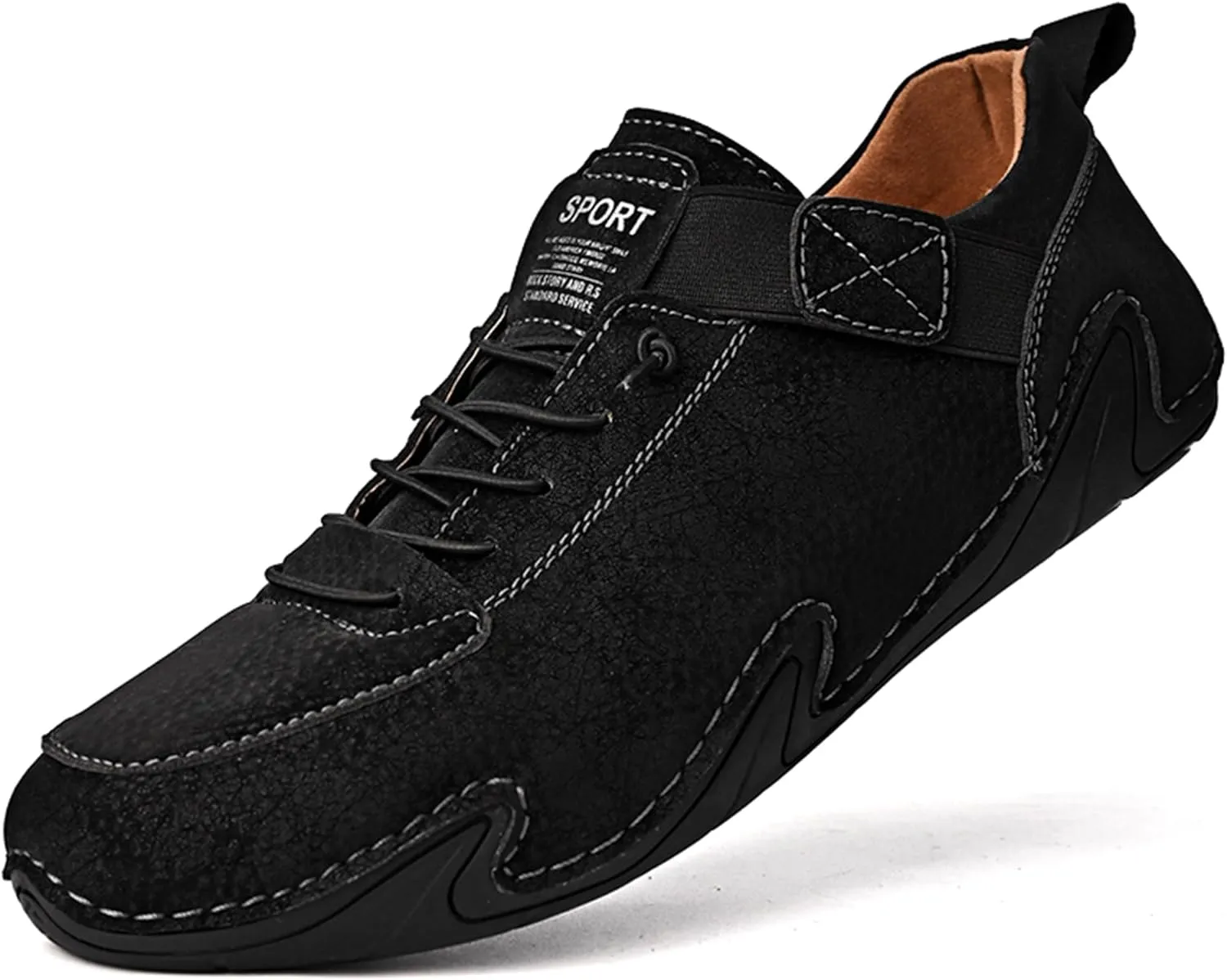 Men's Dress Shoes Oxfords Slip on Classic Fashion Modern Formal Leather Shoes Casual Non Slip Business Work Office Driving Loafers Shoes