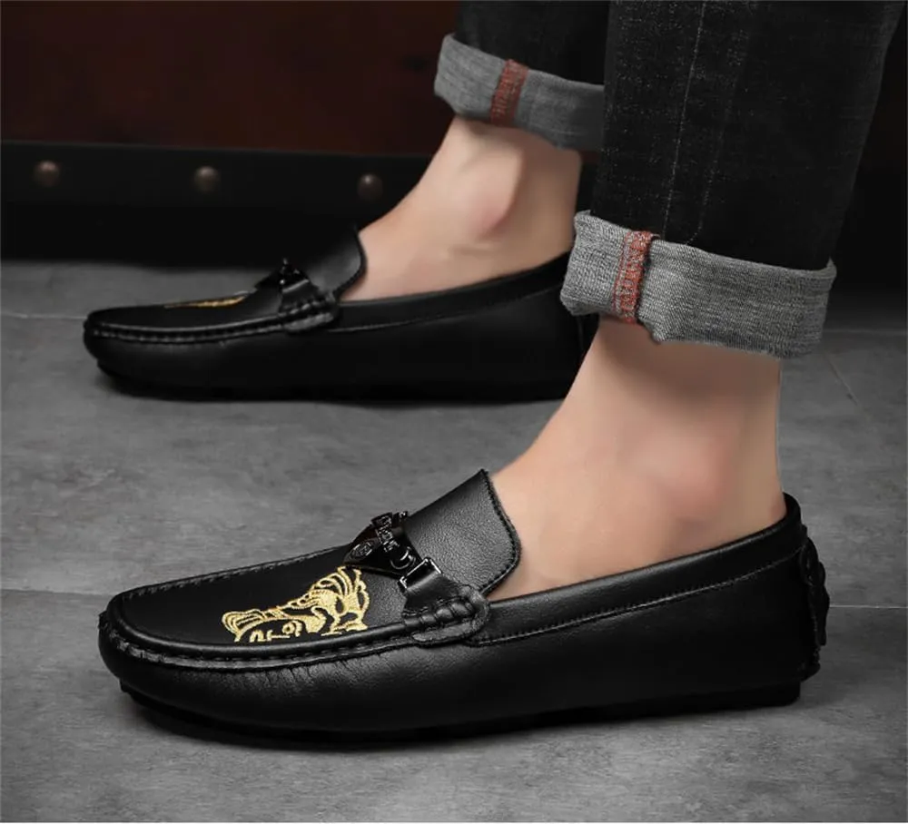 Men's Fashion Penny Loafers Moccasin Driving Shoes Slip on Business Casual Shoes