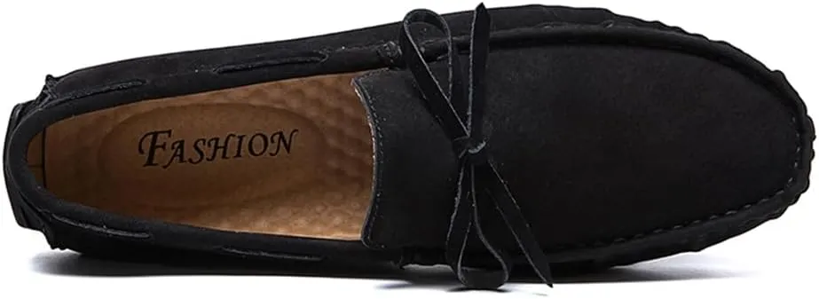 Men's Fashion Slip-On Loafers Leather Formal Wear Casual Walking Driving Shoes Business Casual Shoes