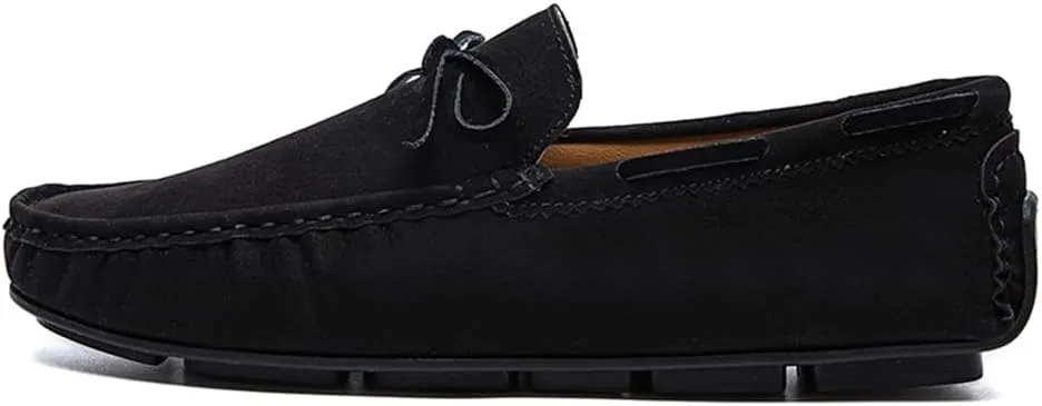 Men's Fashion Slip-On Loafers Leather Formal Wear Casual Walking Driving Shoes Business Casual Shoes
