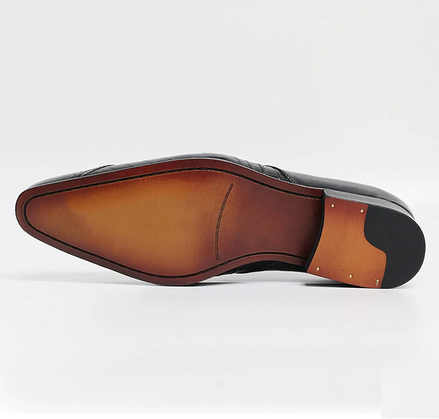Men's Formal Dress Shoes Classic Oxfords Brogues Derbys Breathable Leather Lace-ups,Brown-40