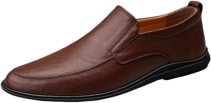 Men's Formal Leather Shoes Outdoor Breathable Slip Resistant Wedding Dress Oxford