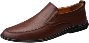 Men's Formal Leather Shoes Outdoor Breathable Slip Resistant Wedding Dress Oxford