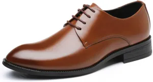 Men's Formal Oxford Shoes Casual Lace-up Classic Comfort Business Derbys Tuxedo Dress Shoes for Men