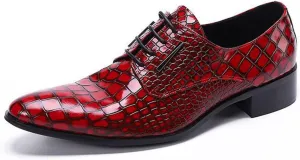 Men's Lace-up Shoes, Formal Dress Shoes Oxford Genuine Leather Derbys Plus Size Casual Business Low Top Breathable Suit Groom Wedding Shoes