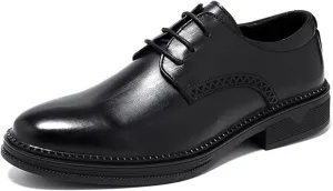Men's Oxfords Classic Lace-ups Formal Business Dress Brogues Derbys Casual No-Slip Wedding Fashion Party Shoes