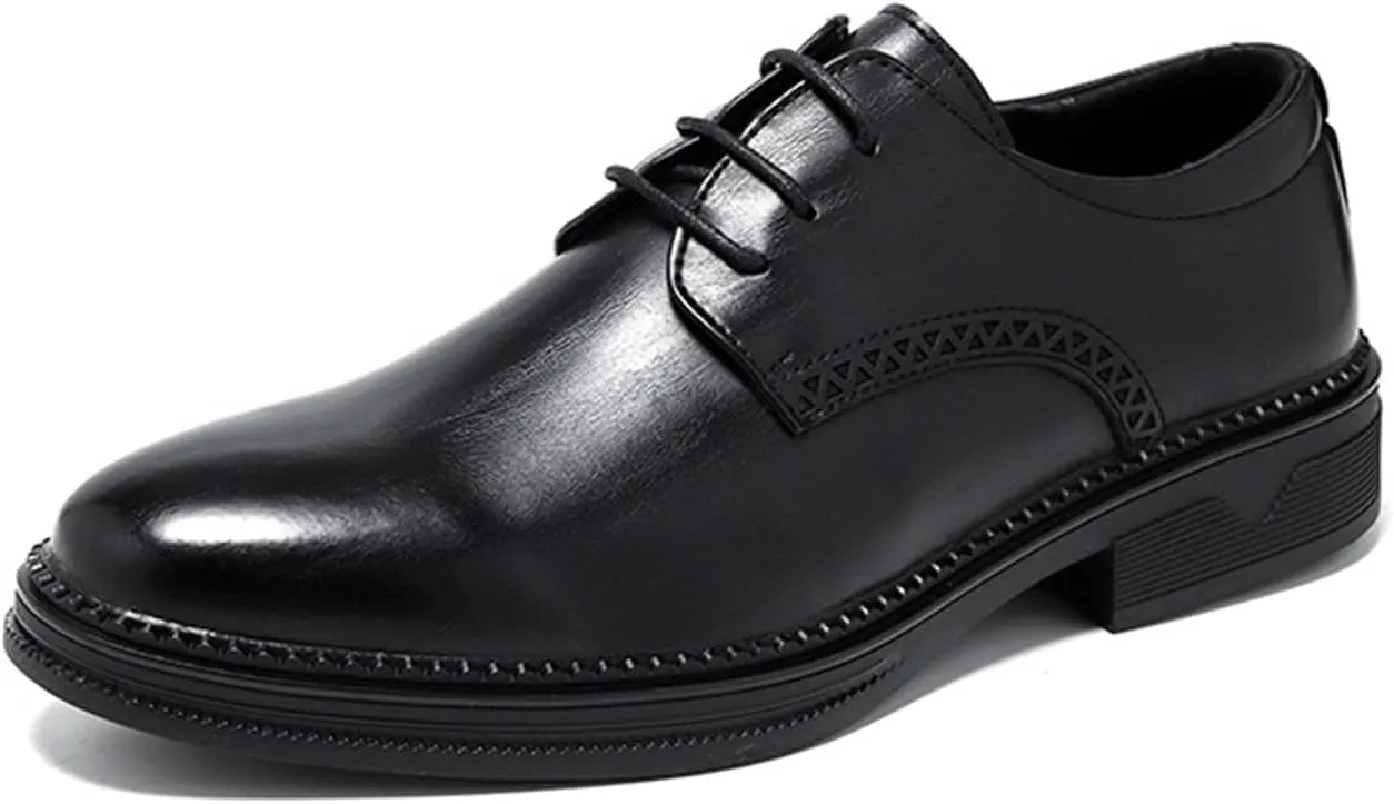 Men's Oxfords Classic Lace-ups Formal Business Dress Brogues Derbys Casual No-Slip Wedding Fashion Party Shoes