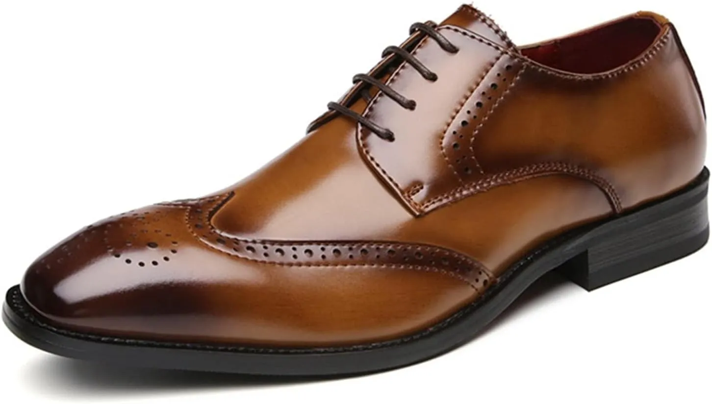 Men's Oxfords Men's Dress Shoes Classic Patent Leather Shoes for Men Classic Modern Formal Leather Shoes Casual Loafers