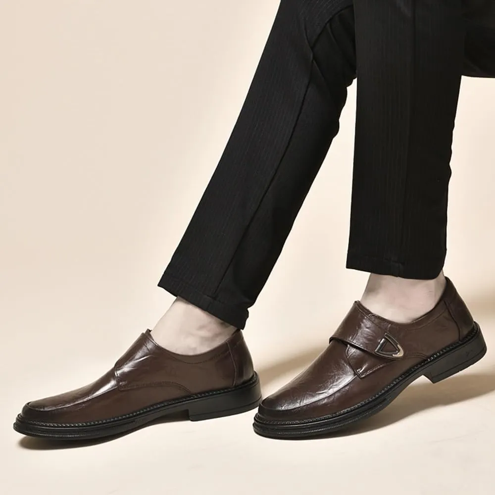 Mens Oxfords Shoes Footwear Pointed Toe Casual Walking Shoes Comfort Business Casual Dress Shoes