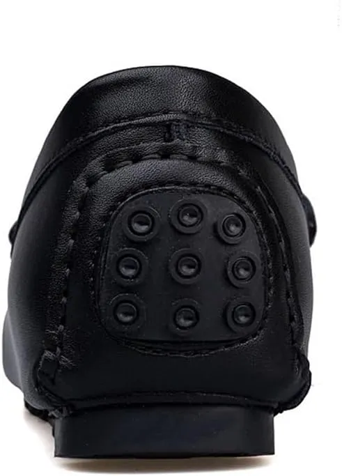 Mens Party Loafers Shoes Faux Leather Prom Working Solid Color Non Slip Low Top Anti-Slip Outdoor Slip On