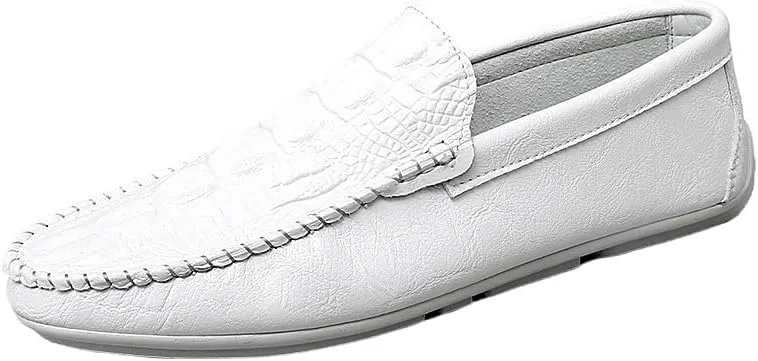 Men's Prom Loafers Shoes Pu Leather Prom Solid Color Party Non Slip Low Top Anti-Slip Shoe Slip-on