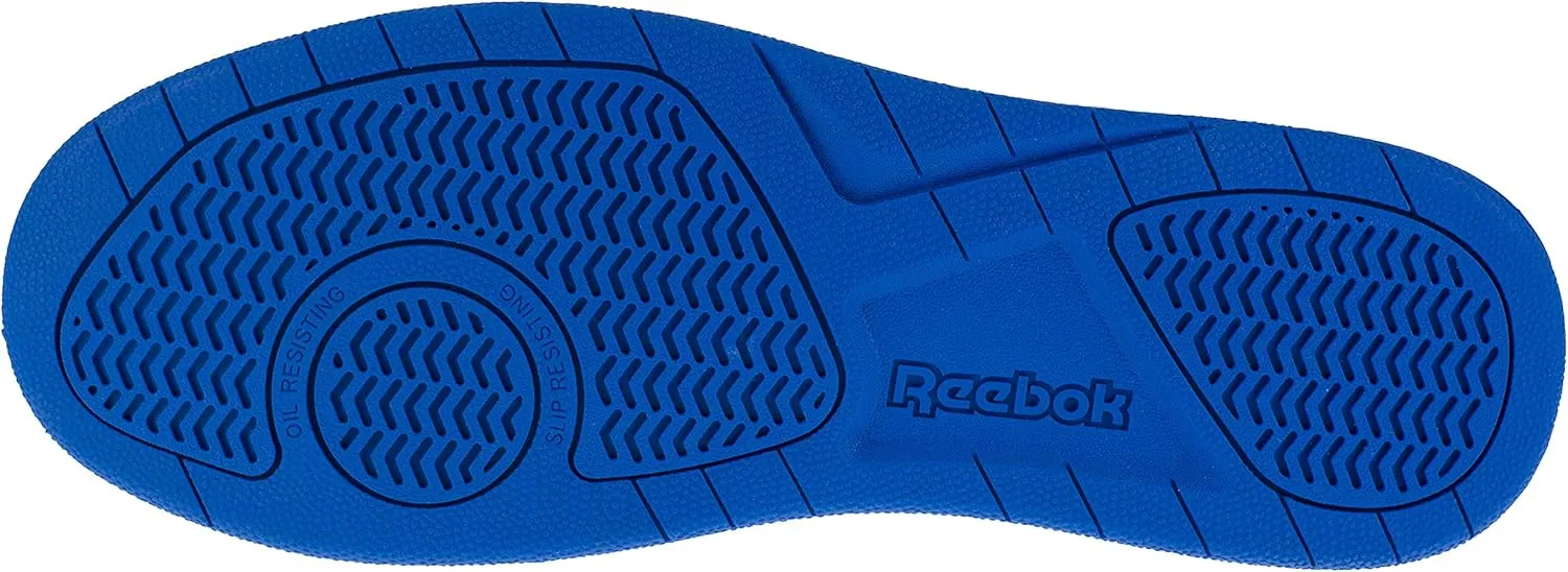 Men's Rb4135 Bb4500 Safety High Top Composite Toe Work Sneaker Grey and Cobalt Blue