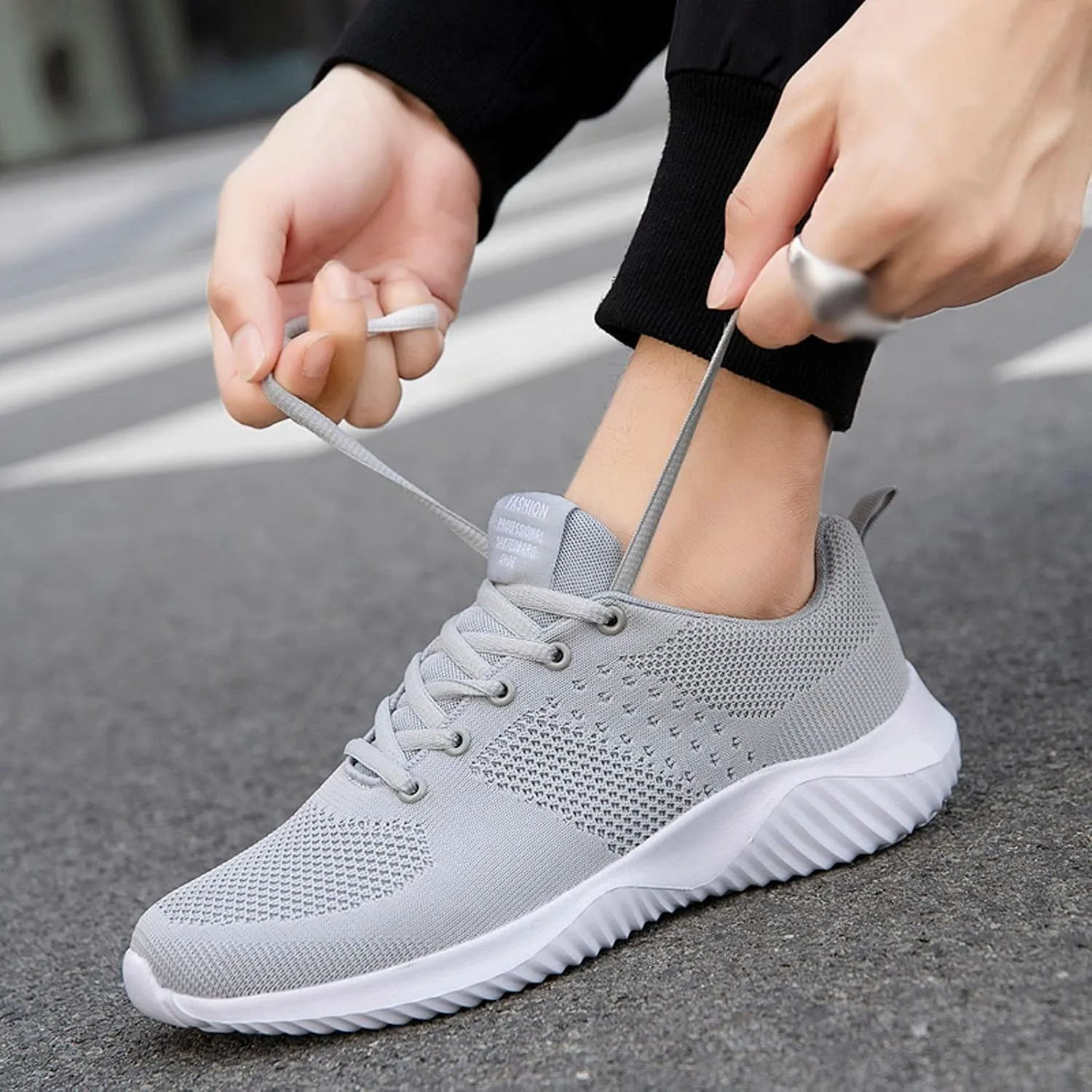 Men's Shoes Mens Athletic Shoes Slip on Shoe for Men Sneaker for Men Breathable Running Trail Sneaker