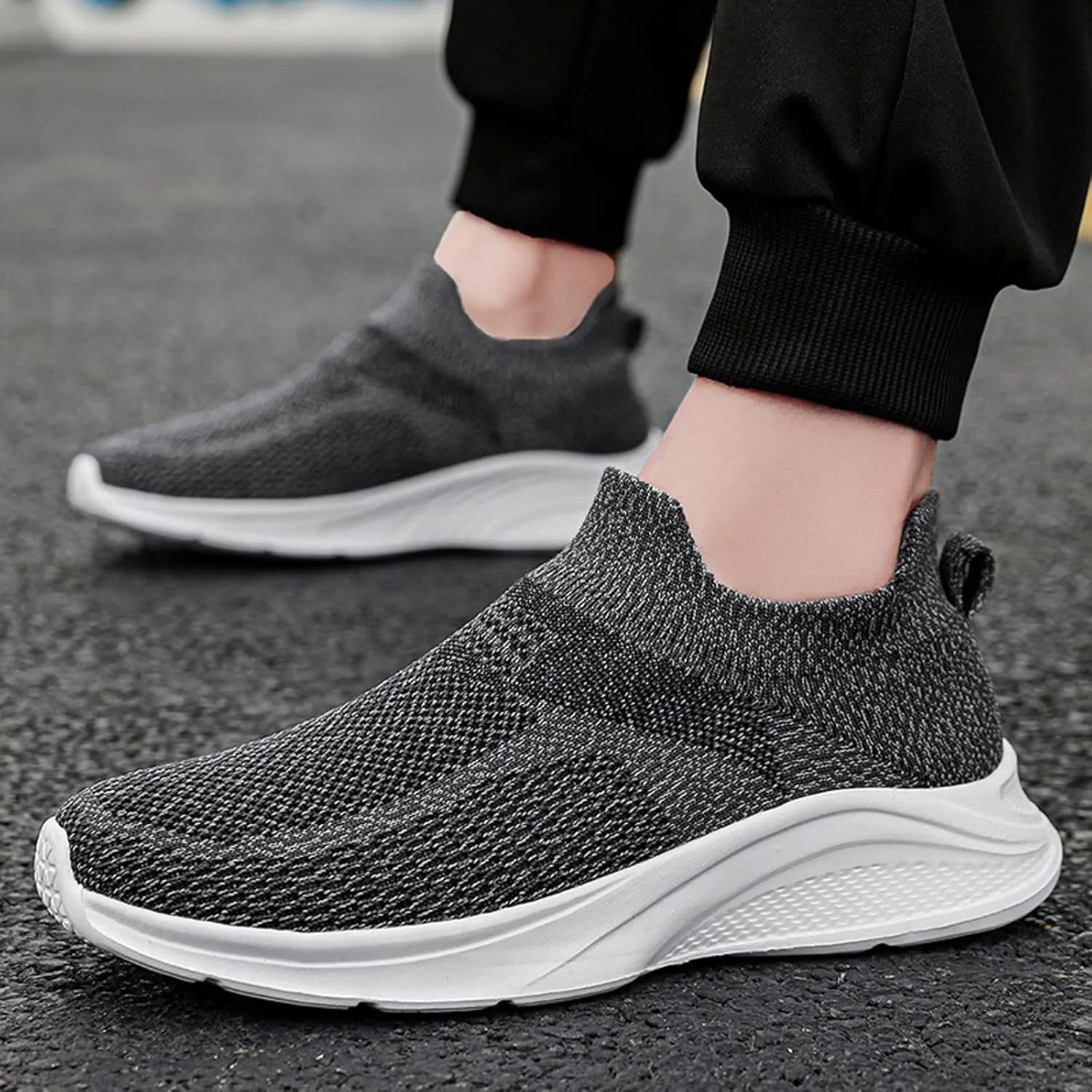 Mens Slip on Shoes Mens Athletic Shoes Walking Shoe for Men Sneaker for Men for Everyday and Travel Mesh Sneaker